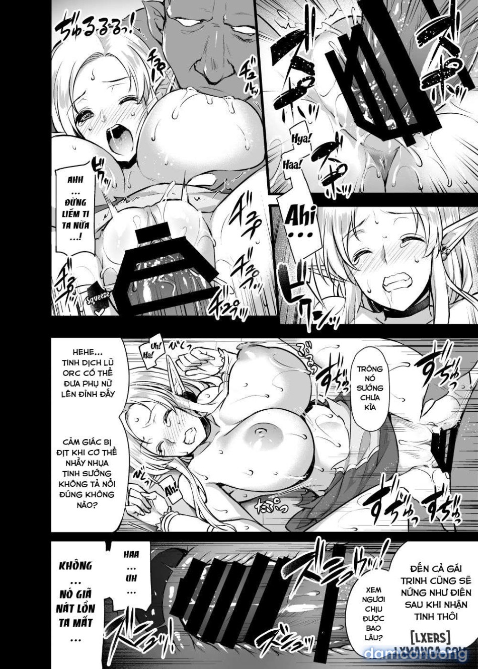 Elf no Okaa-san ~Giri no Musuko no Me no Mae de Orc ni Okasaretee 