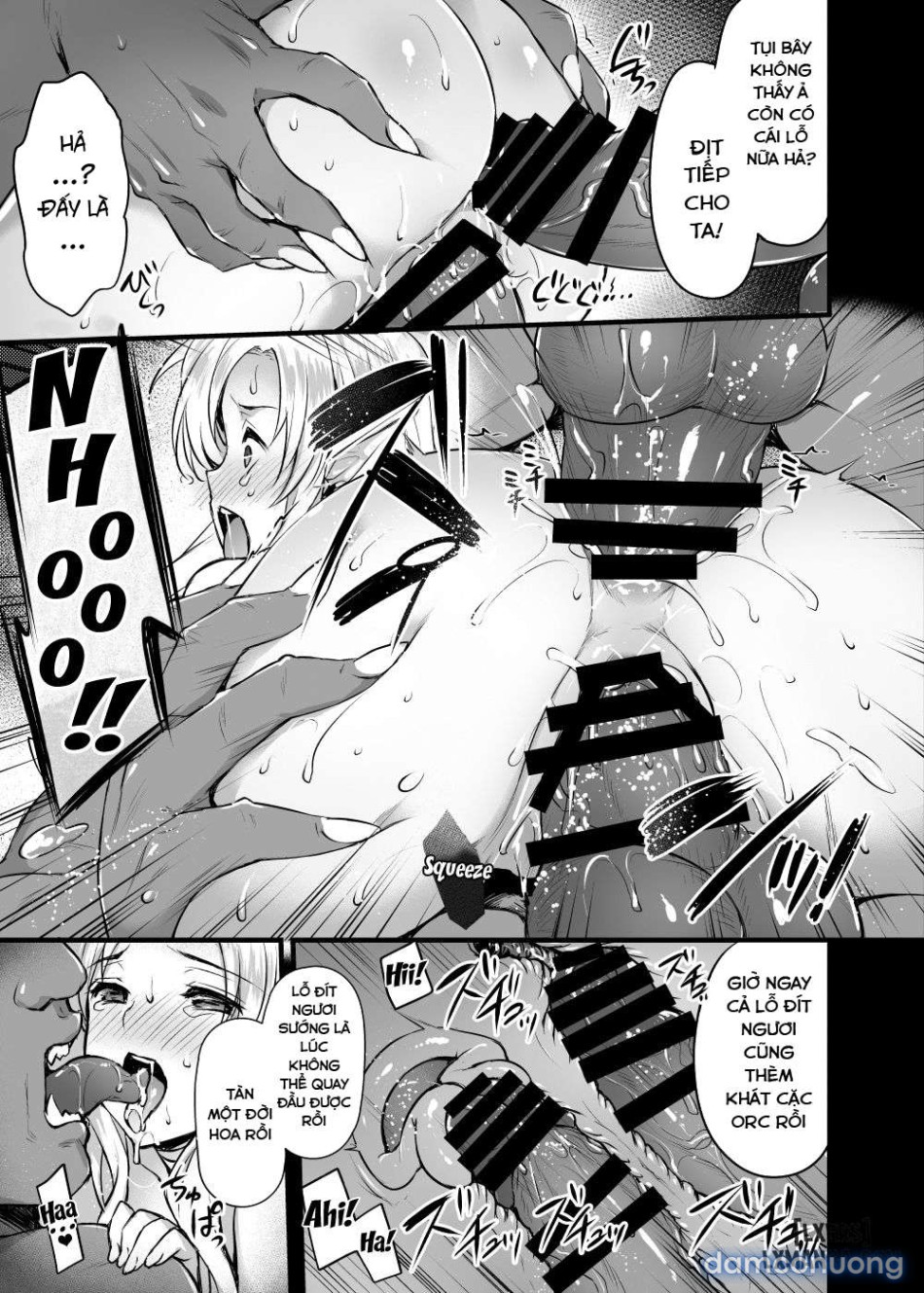 Elf no Okaa-san ~Giri no Musuko no Me no Mae de Orc ni Okasaretee 