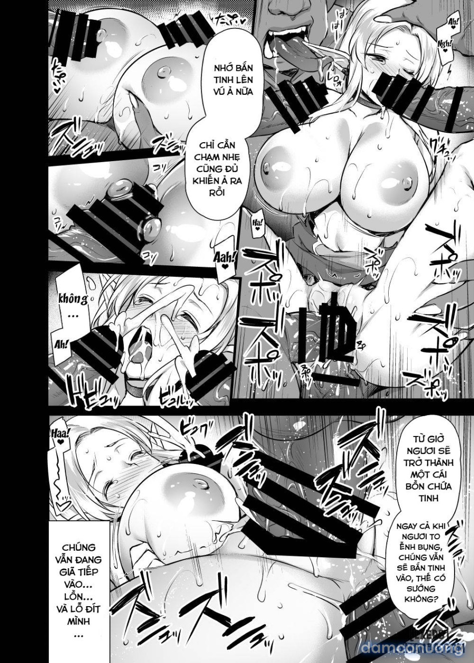 Elf no Okaa-san ~Giri no Musuko no Me no Mae de Orc ni Okasaretee 