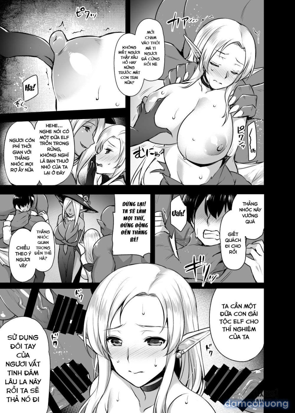 Elf no Okaa-san ~Giri no Musuko no Me no Mae de Orc ni Okasaretee 