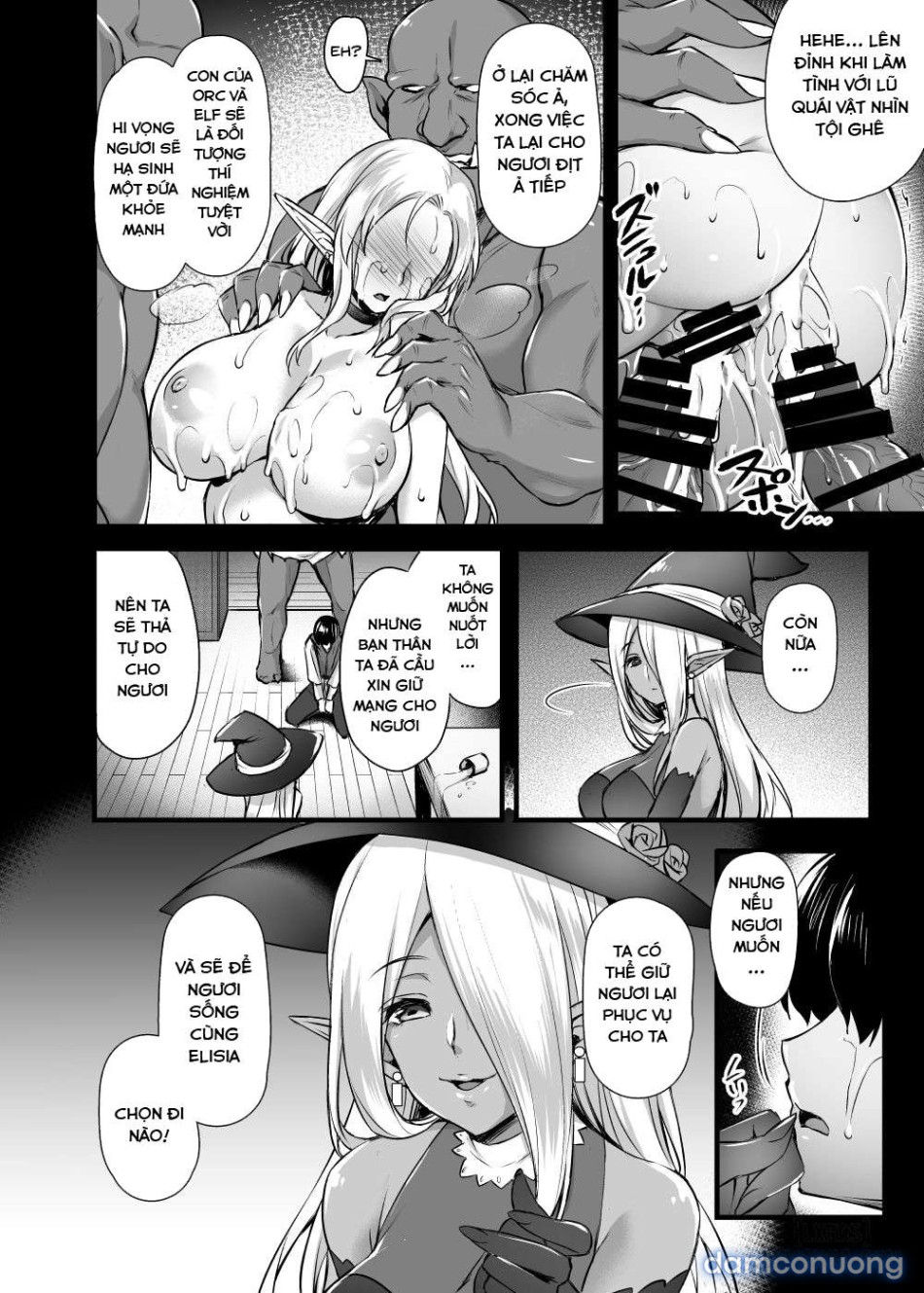 Elf no Okaa-san ~Giri no Musuko no Me no Mae de Orc ni Okasaretee 