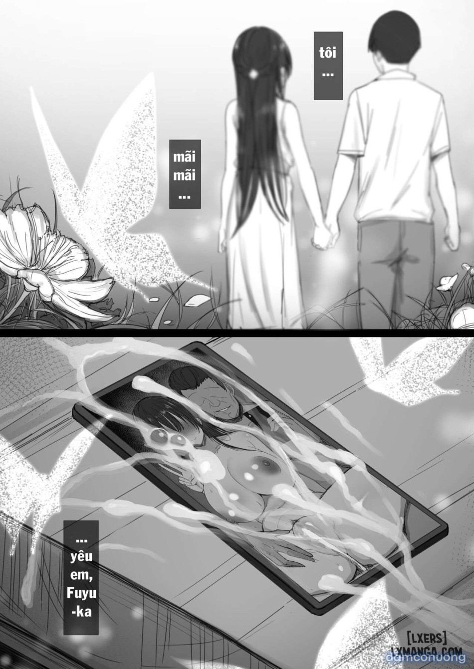 Ki ga Tsuyoi Seiso na Hitozuma Reijou ga Netorareru made no Ichibu Shijuu 22 
