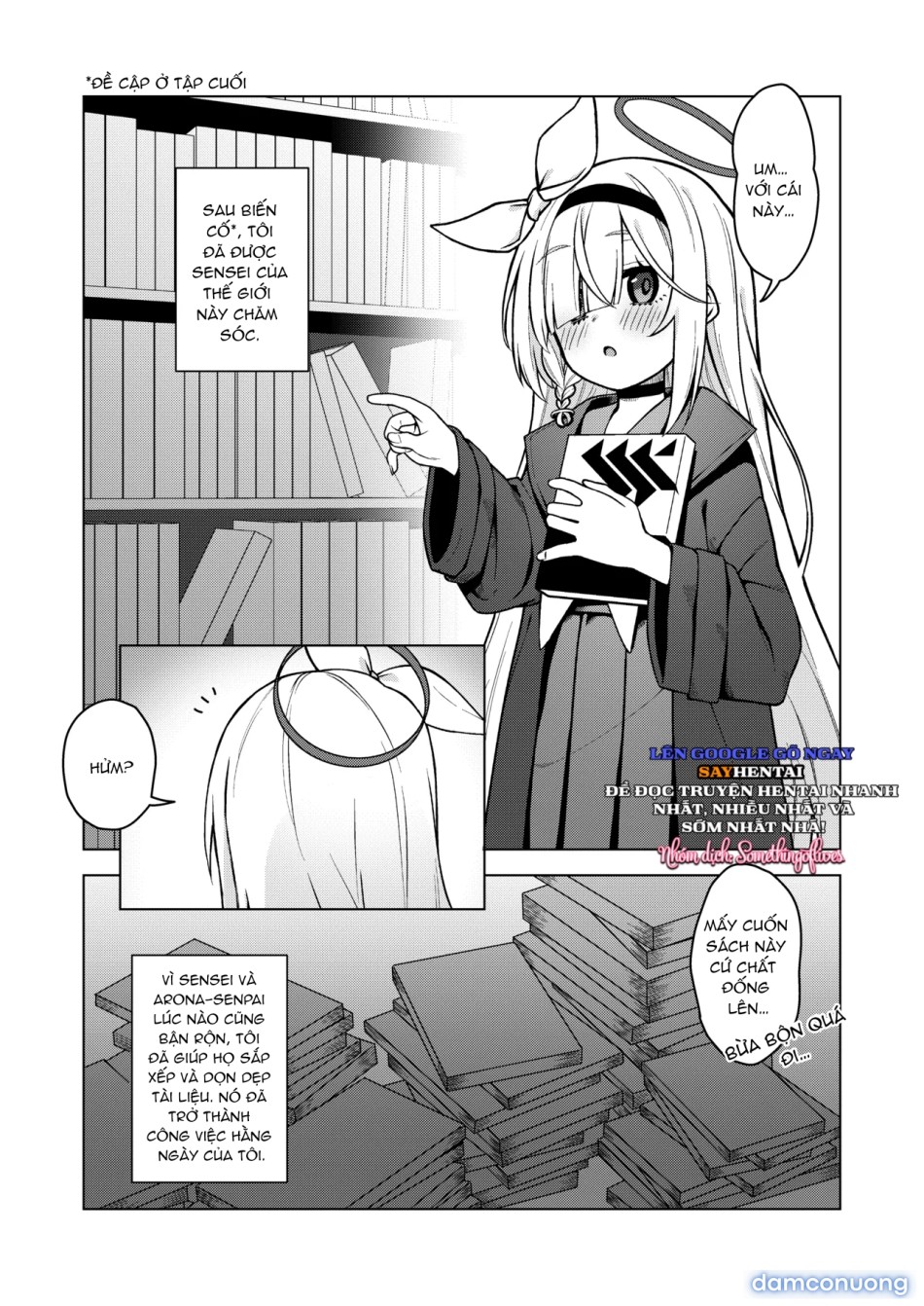 Arona là trợ lý tình dục của Sensei (Blue Archive) 