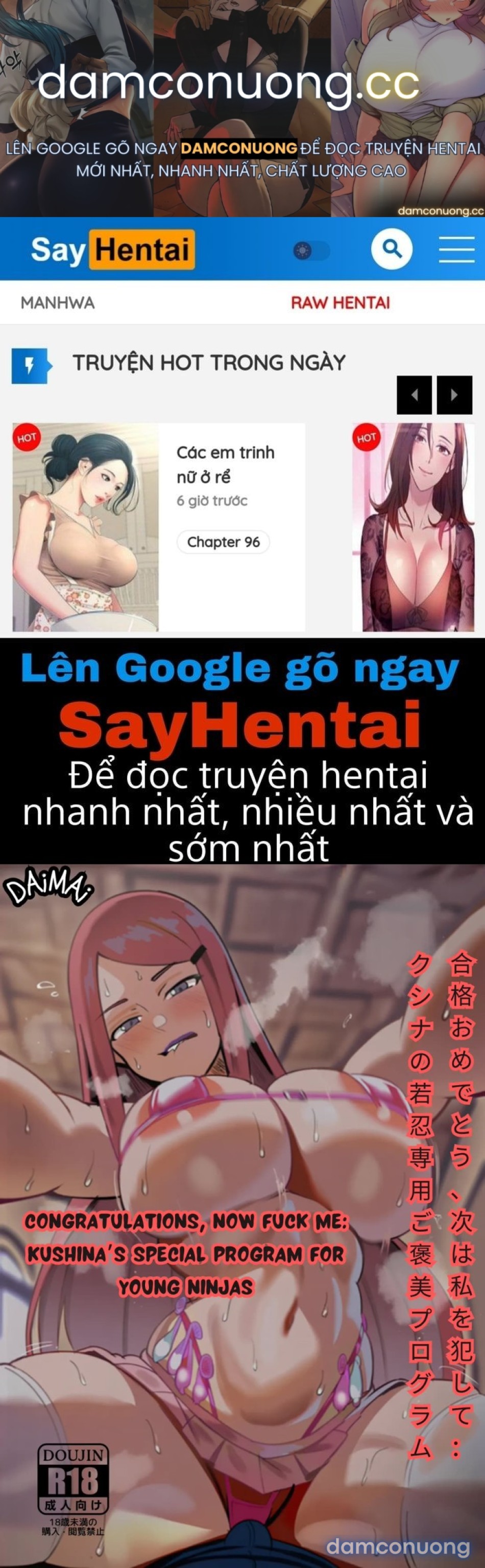 Xin chúc mừng, giờ thì đụ cô đi: Khóa huấn luyện ninja tinh nhuệ của Kushina 