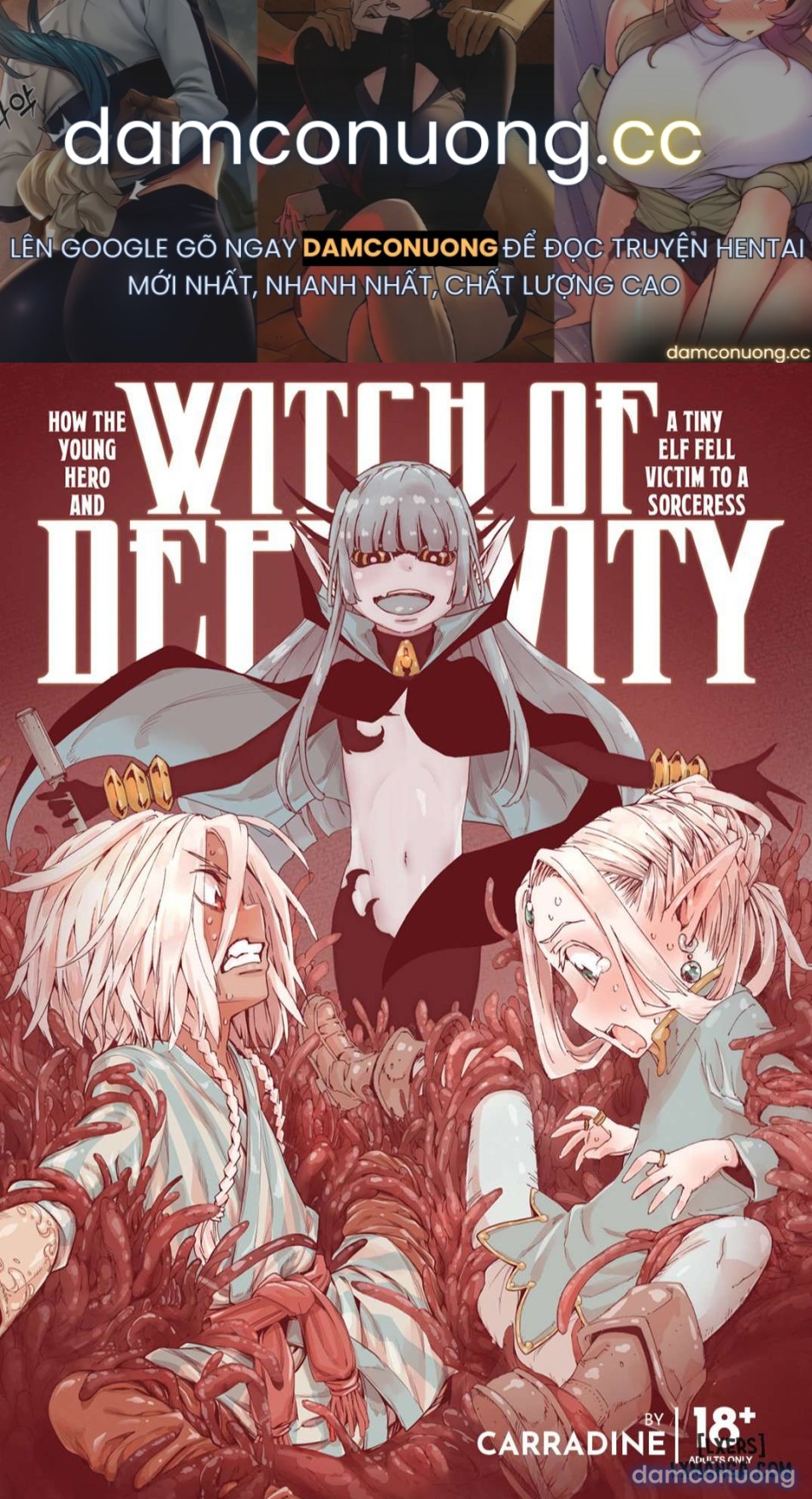 Witch of Depravity: How the Young Hero and a Tiny Elf Fell Victim to a Sorceress 