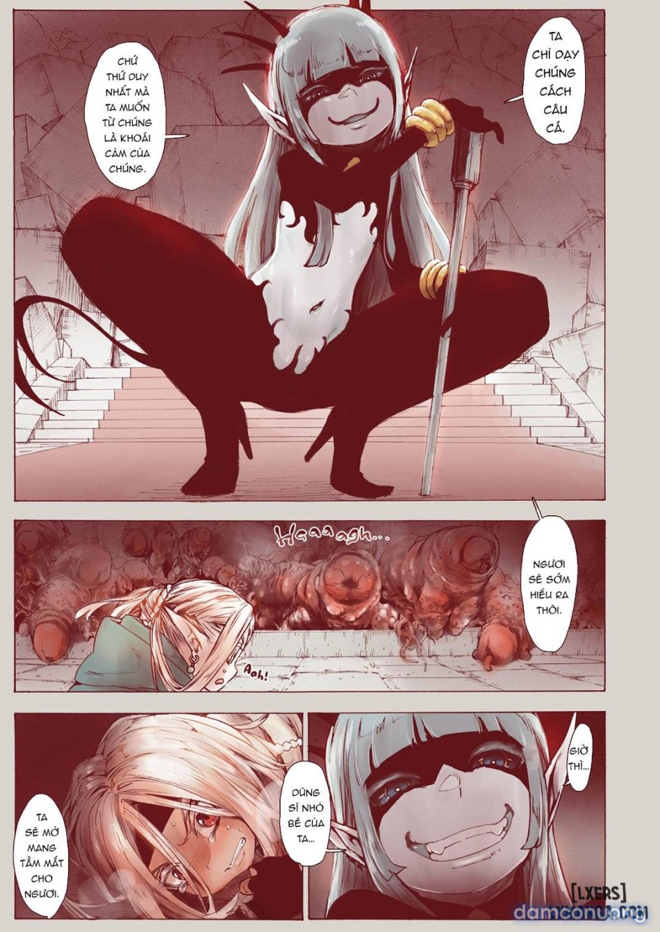 Witch of Depravity: How the Young Hero and a Tiny Elf Fell Victim to a Sorceress 