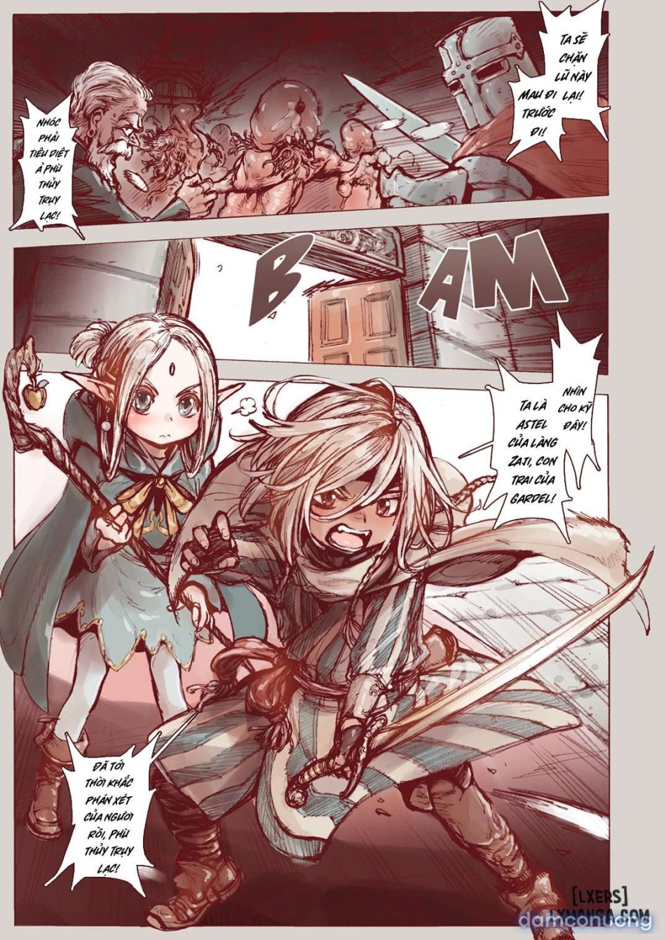 Witch of Depravity: How the Young Hero and a Tiny Elf Fell Victim to a Sorceress 