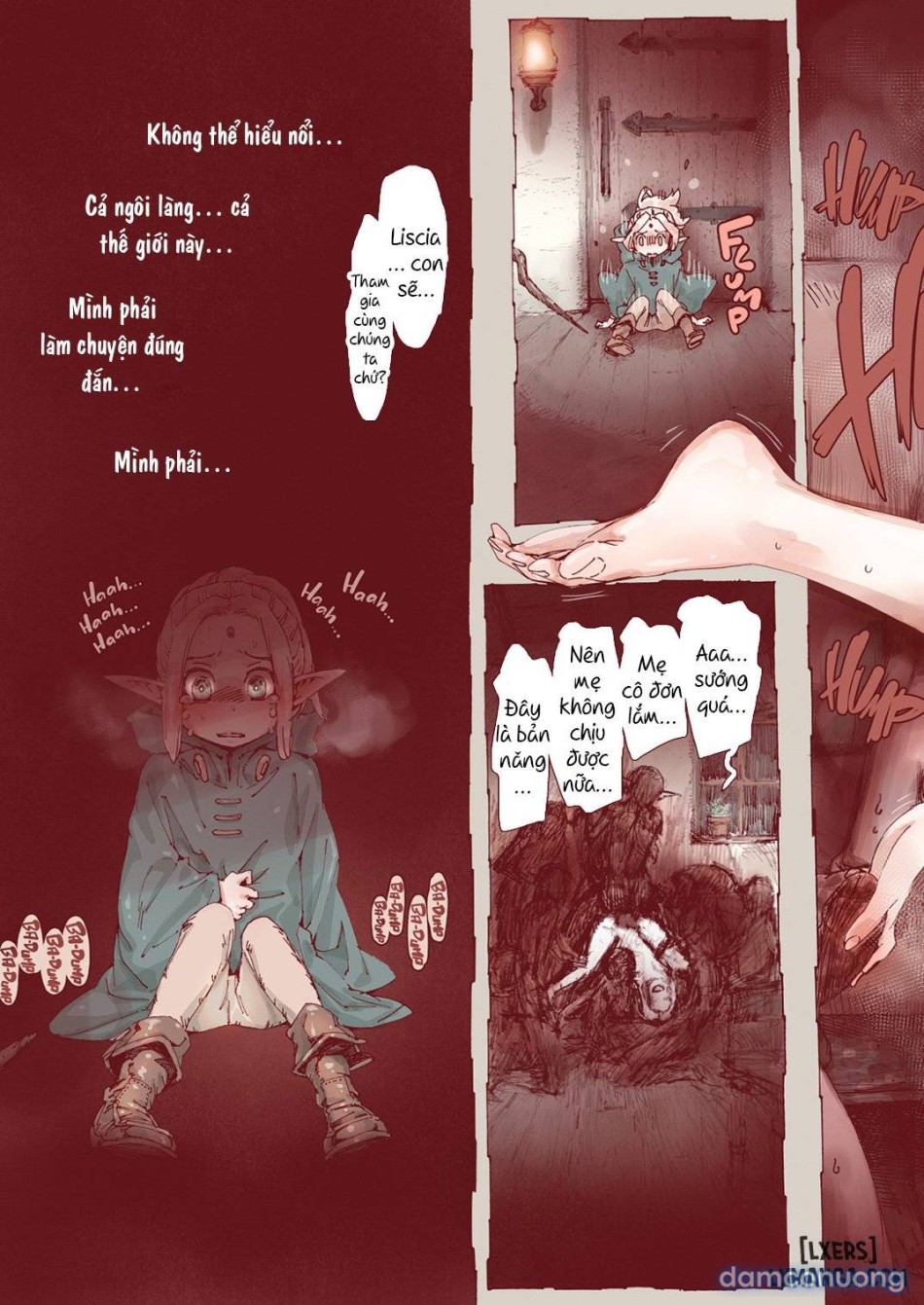 Witch of Depravity: How the Young Hero and a Tiny Elf Fell Victim to a Sorceress 