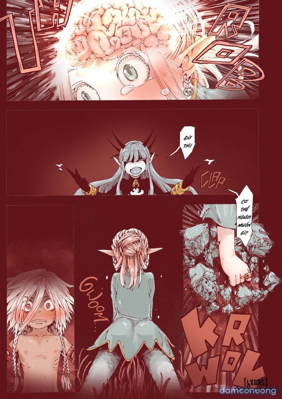 Witch of Depravity: How the Young Hero and a Tiny Elf Fell Victim to a Sorceress 
