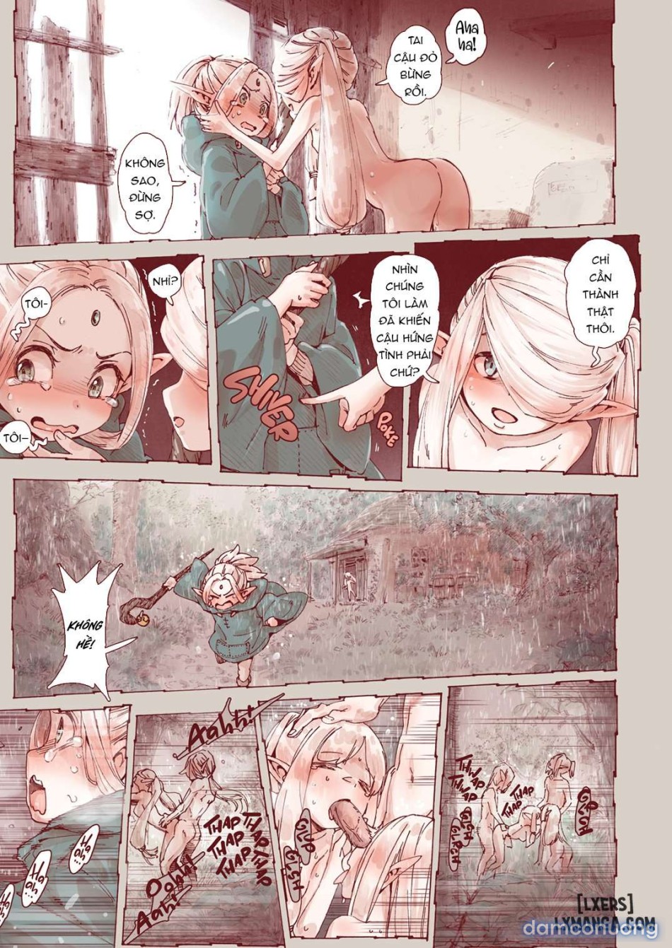 Witch of Depravity: How the Young Hero and a Tiny Elf Fell Victim to a Sorceress 