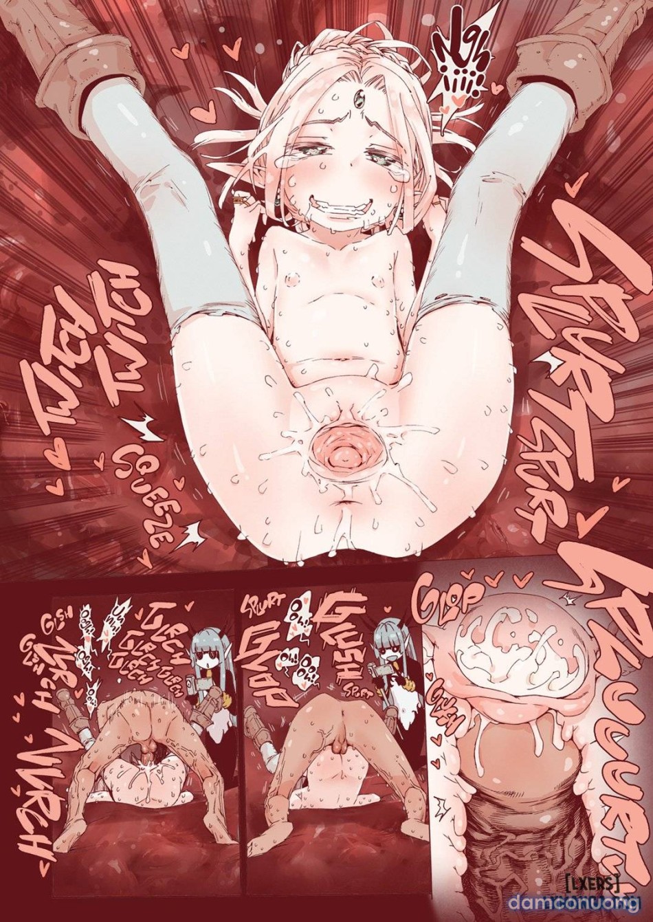 Witch of Depravity: How the Young Hero and a Tiny Elf Fell Victim to a Sorceress 