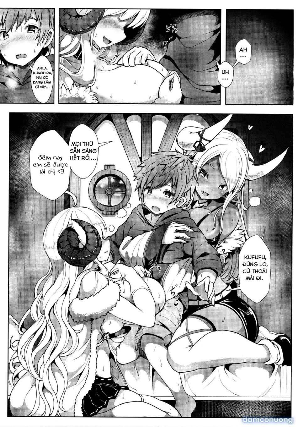 Được hai chị em Succubus chăm sóc 