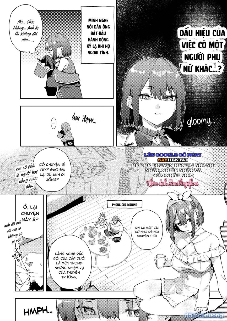 Eating Marine's Sweet & Fluffy Omurice By Force?! 