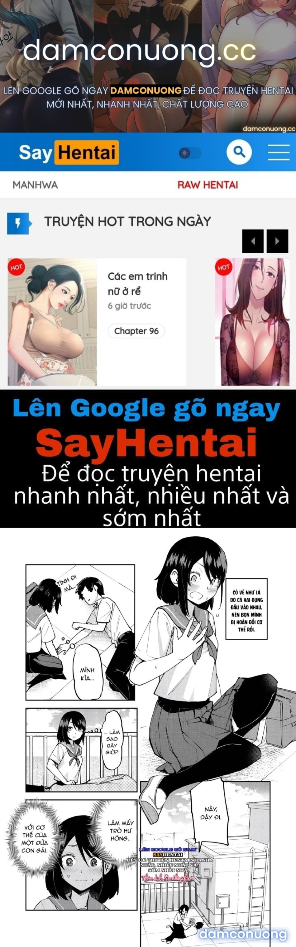 Hoán đổi thân xác với cô bạn cùng khối 