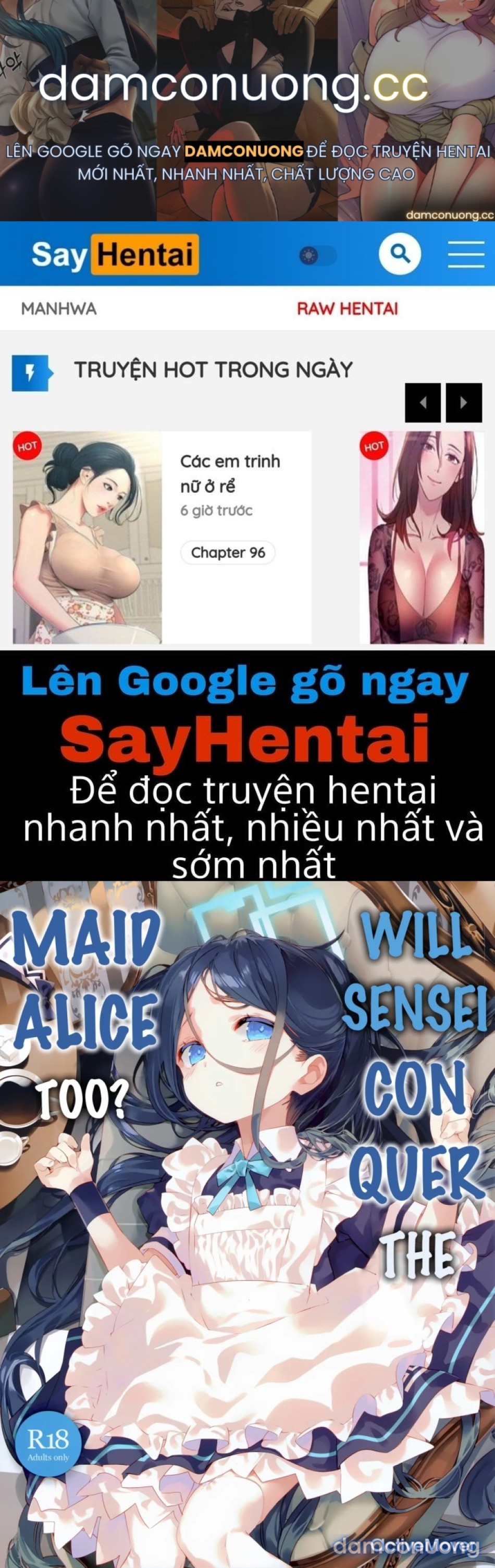 Liệu Sensei có chinh phục được cô hầu gái Alice không 