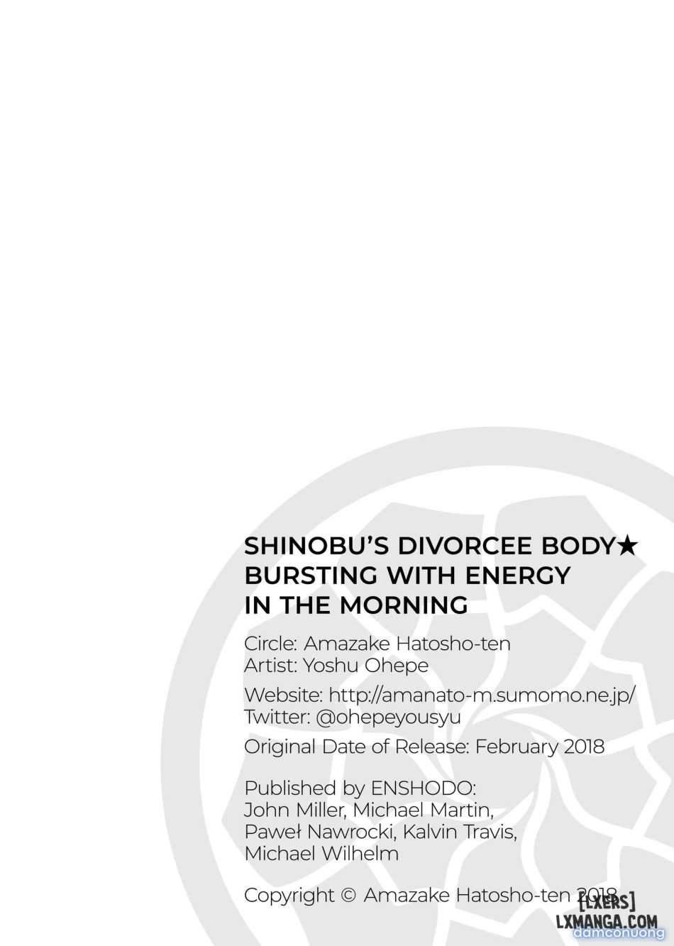 Shinobu's Divorcee 