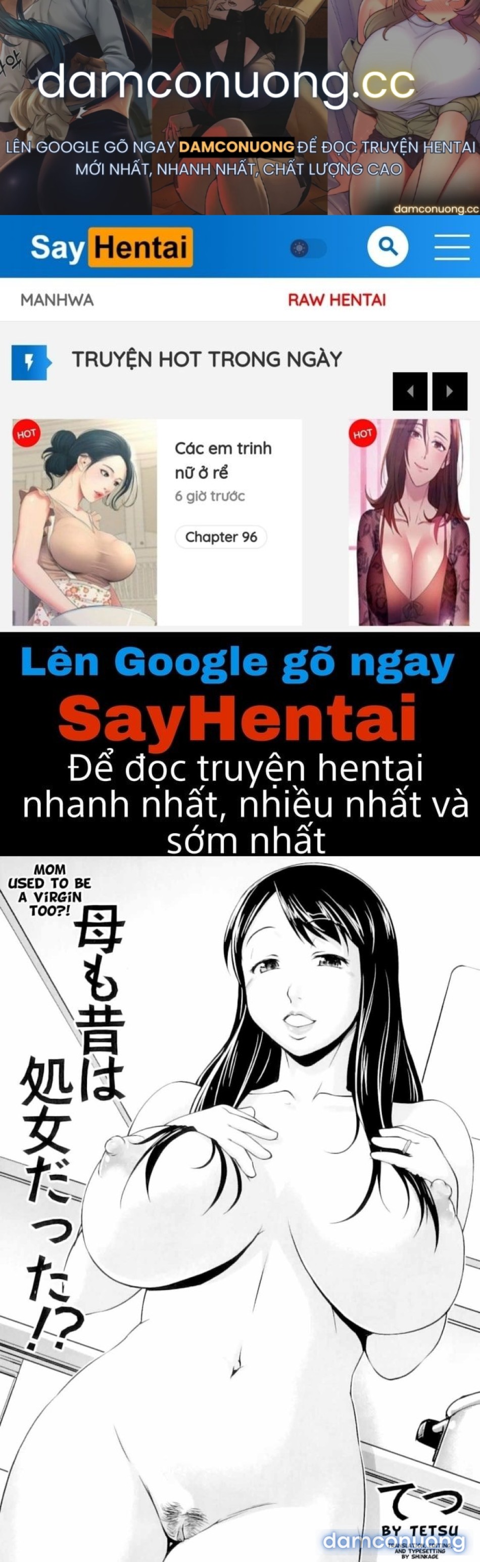 Ngày Xưa Mẹ Cũng Từng Là Thiếu Nữ Trinh Nguyên 