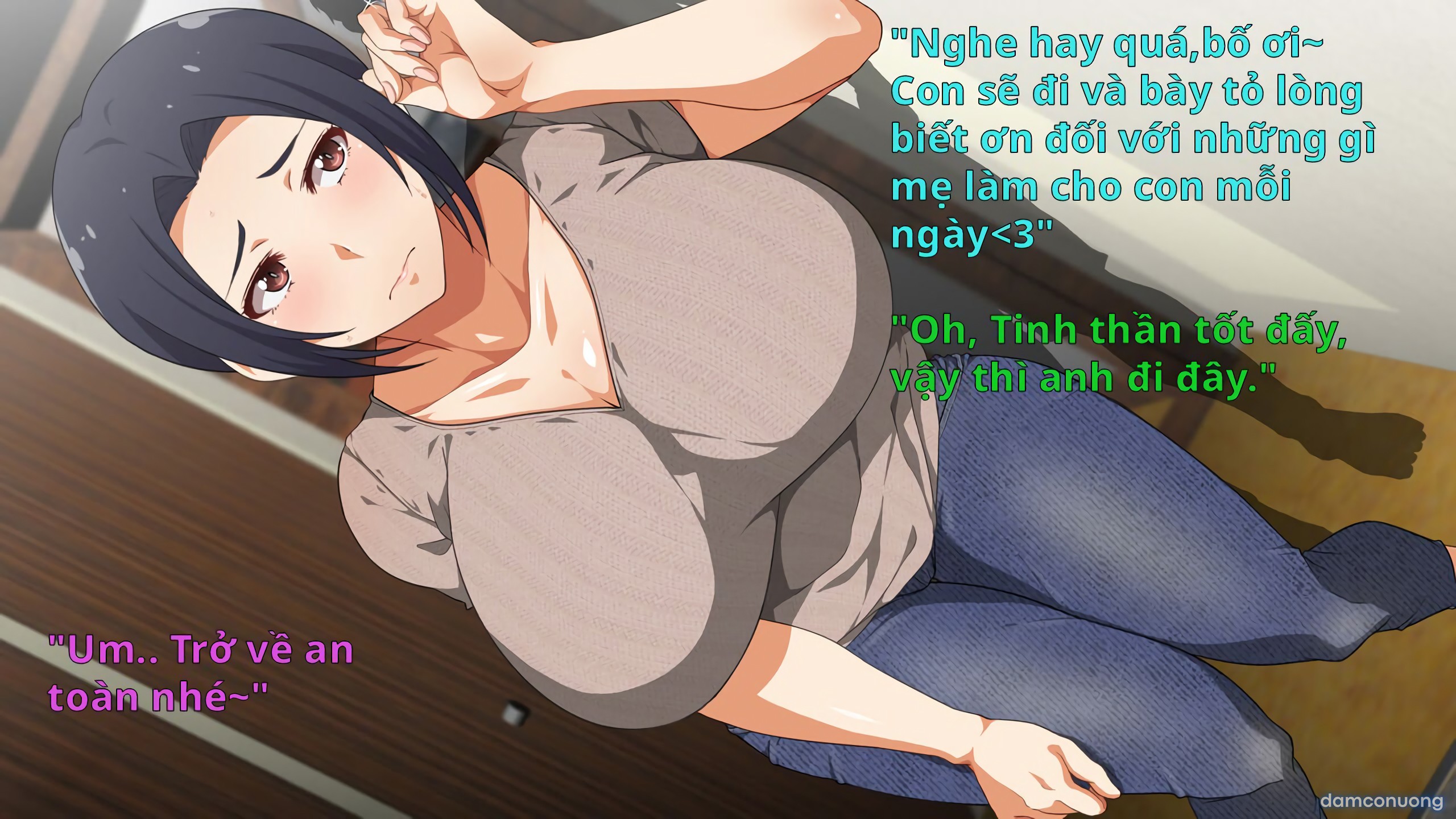 Hey! Are you listening to your Mom!? 