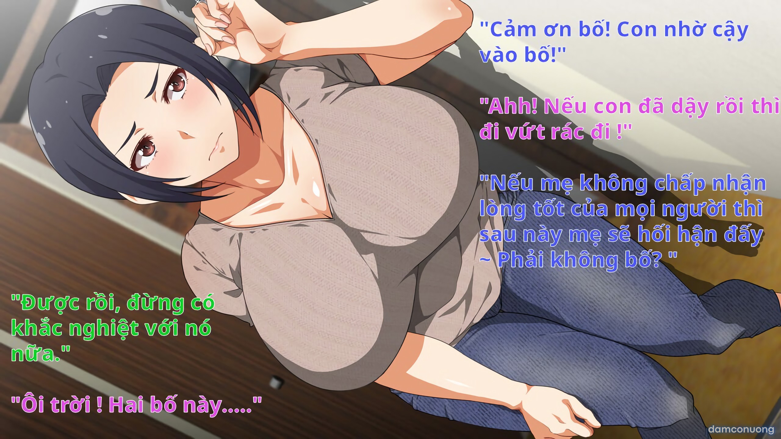 Hey! Are you listening to your Mom!? 