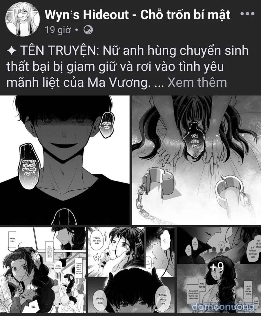 [21+] Nữ anh hùng chuyển sinh thất bại bị giam giữ và rơi vào tình yêu mãnh liệt của Ma Vương. 