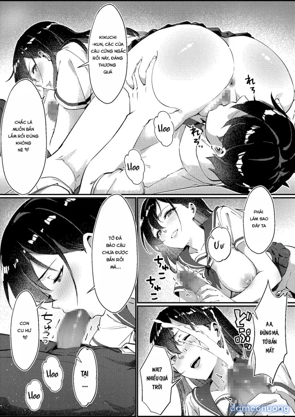 Kurokami Long no Seiso-kei Kyonyuu JK wa Jitsu wa Self-Irama Chijou datta 