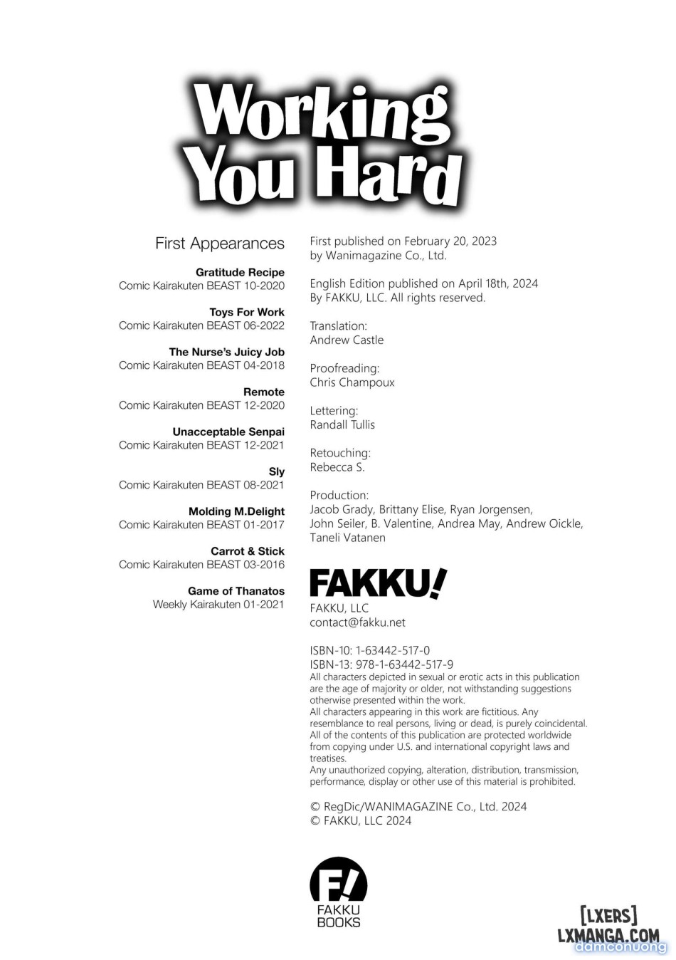Working You Hard 