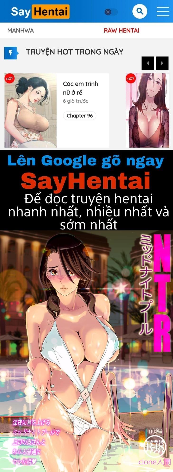 NTR nửa đêm ở hồ bơi 