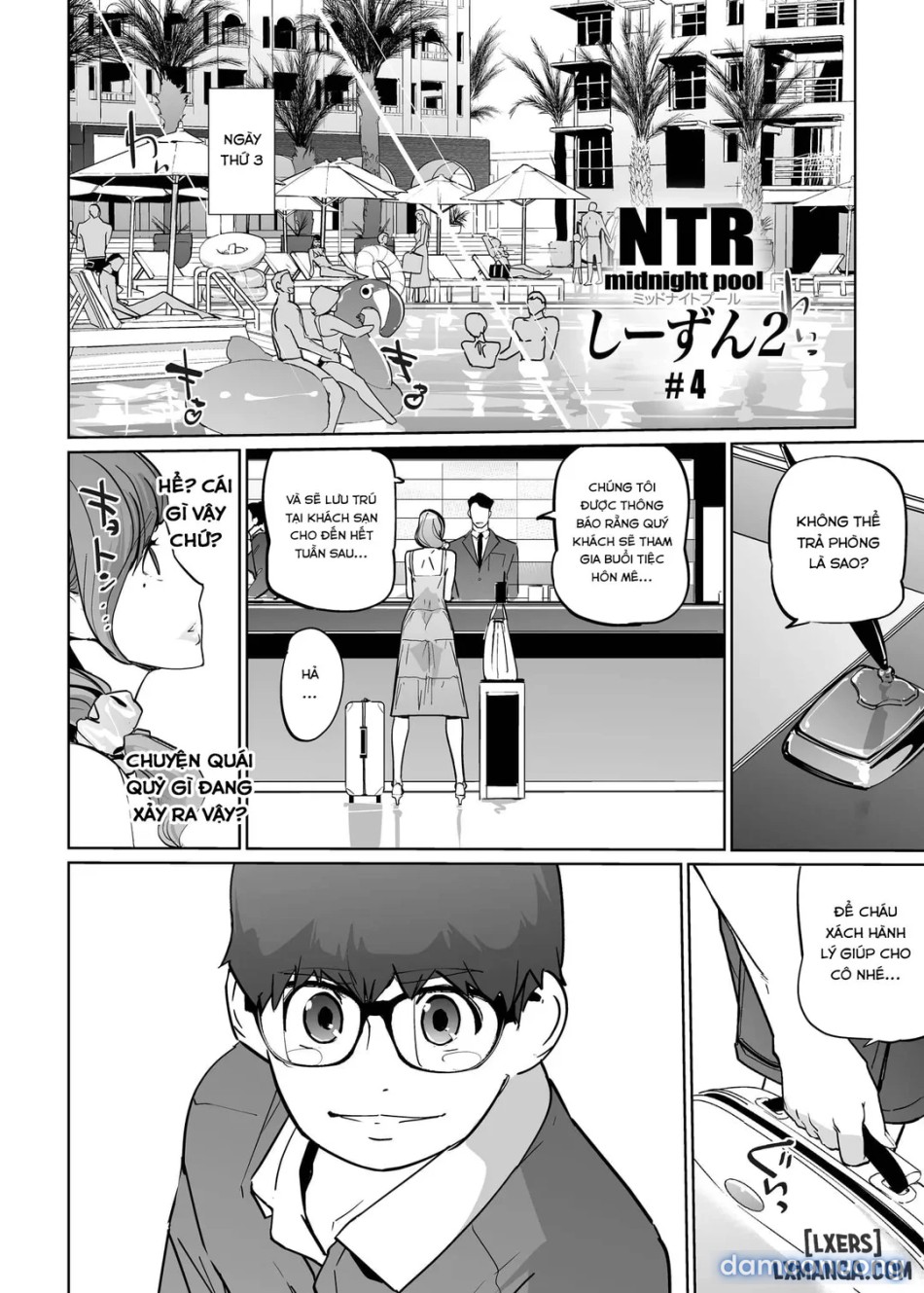 NTR nửa đêm ở hồ bơi 