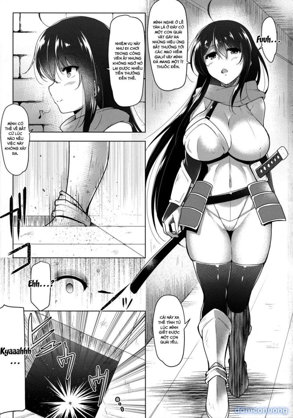 Nỗi đau của kiếm sĩ Futanari Shizuku 