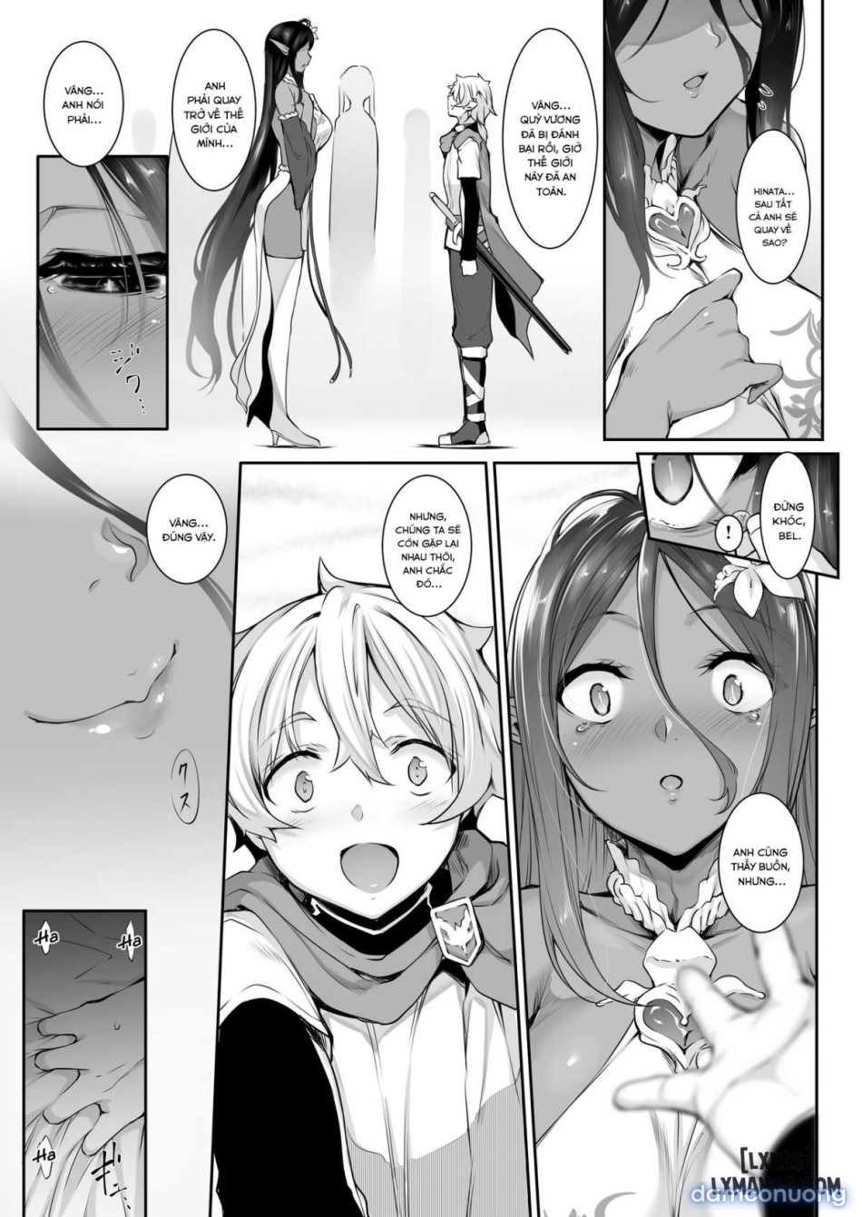 Chotto dake Ai ga Omoi Dark Elf ga Isekai kara Oikakete Kita 1 