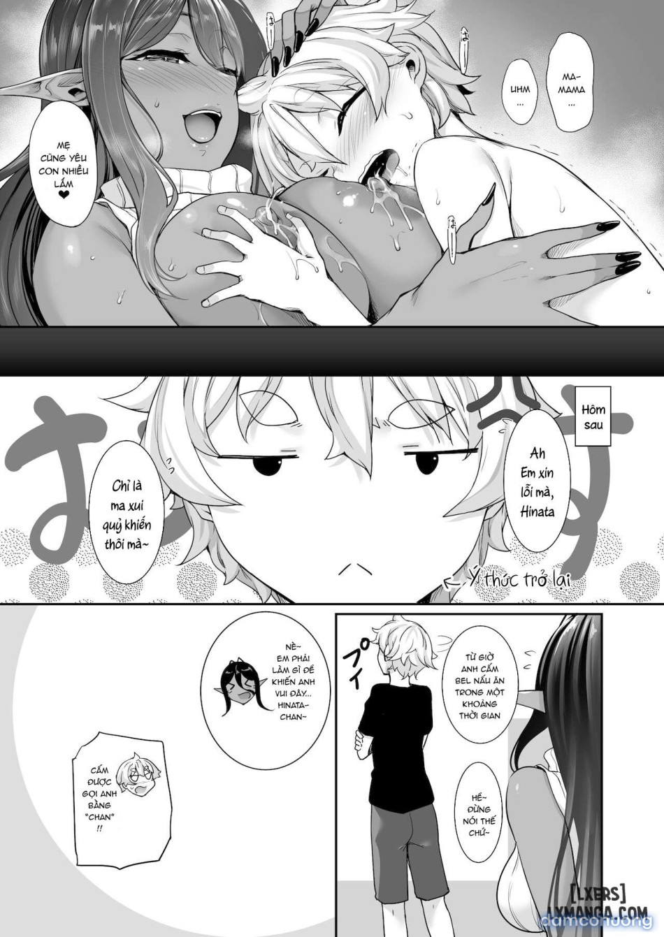 Chotto dake Ai ga Omoi Dark Elf ga Isekai kara Oikakete Kita 1 