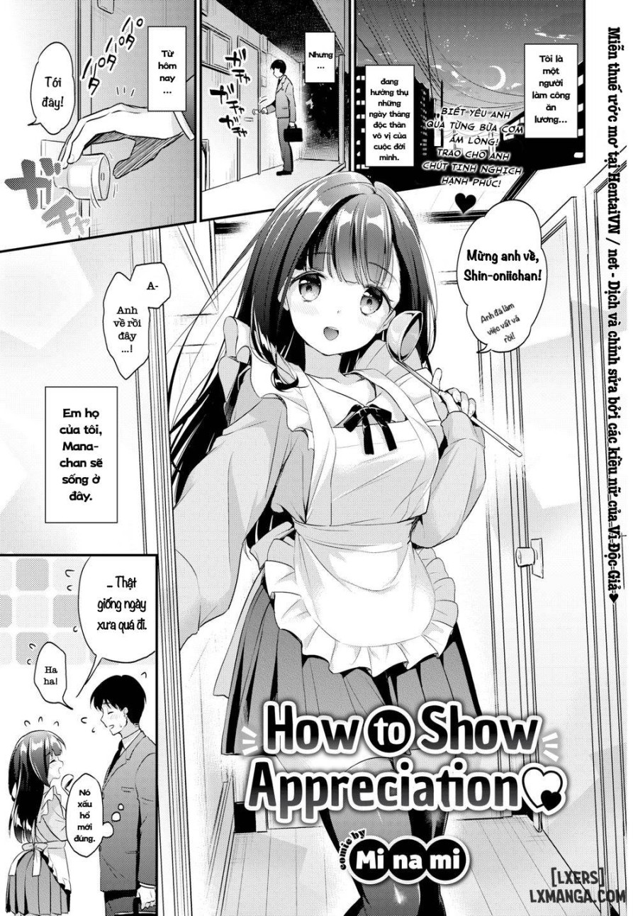 How To Show Appreciation 
