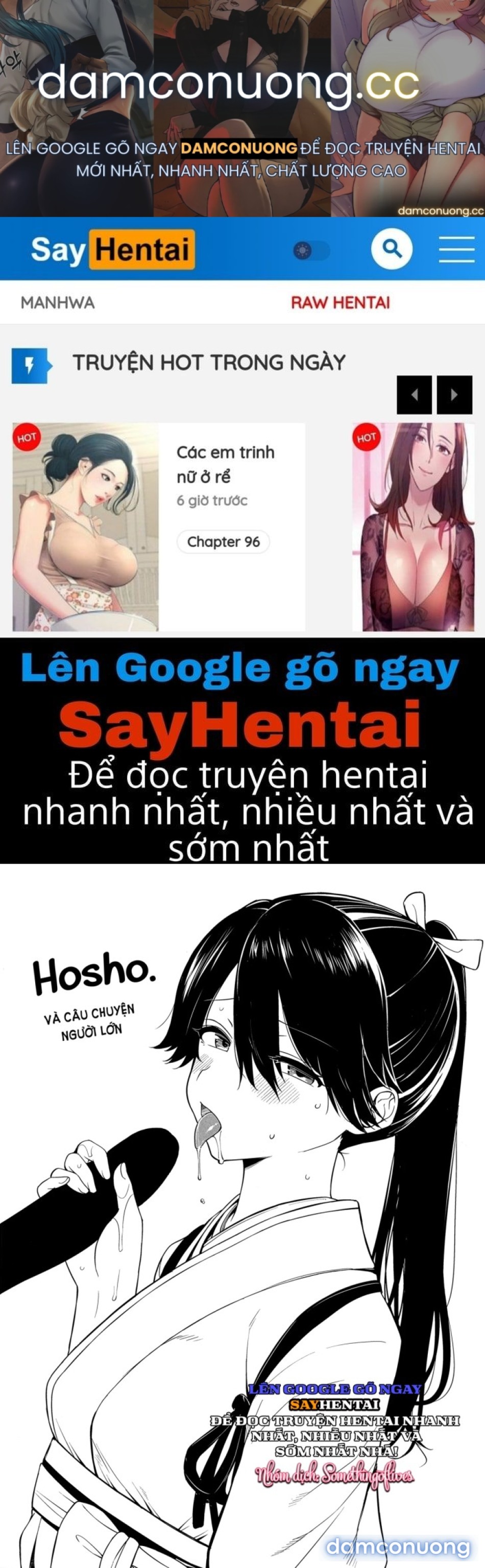 Hosho và câu chuyện người lớn 