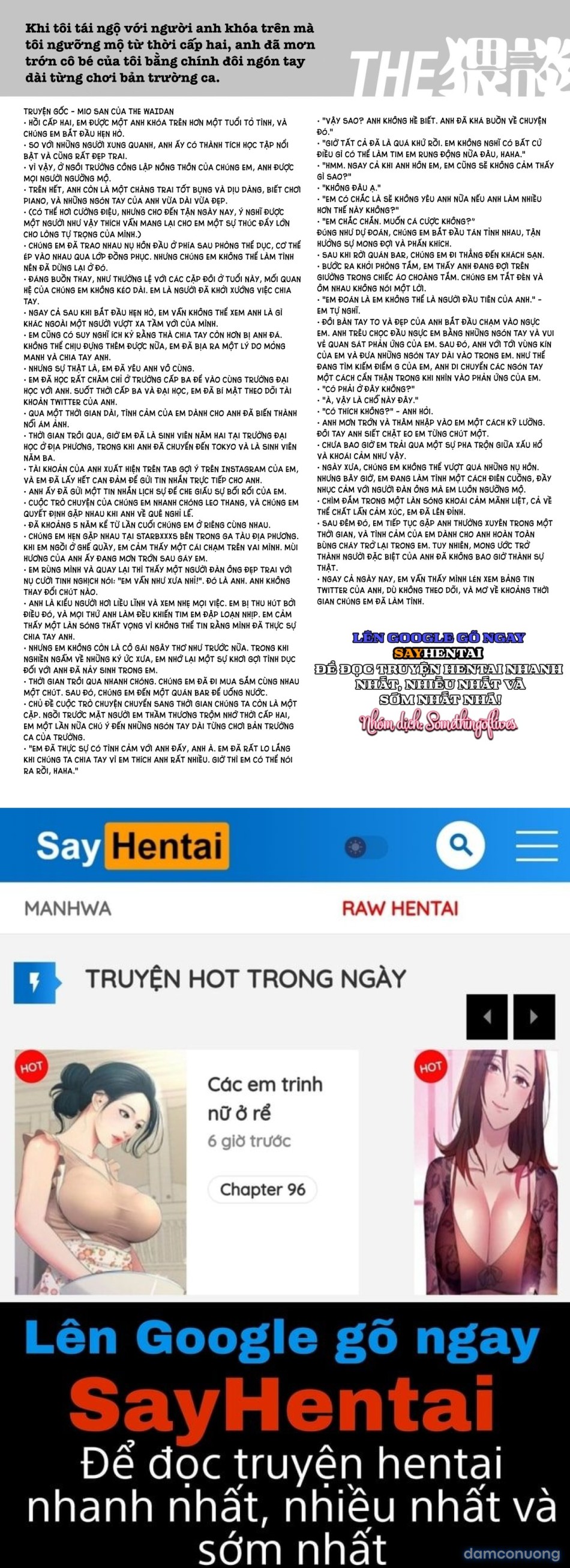 Ngón tay của đàn anh làm tôi phát nghiện 
