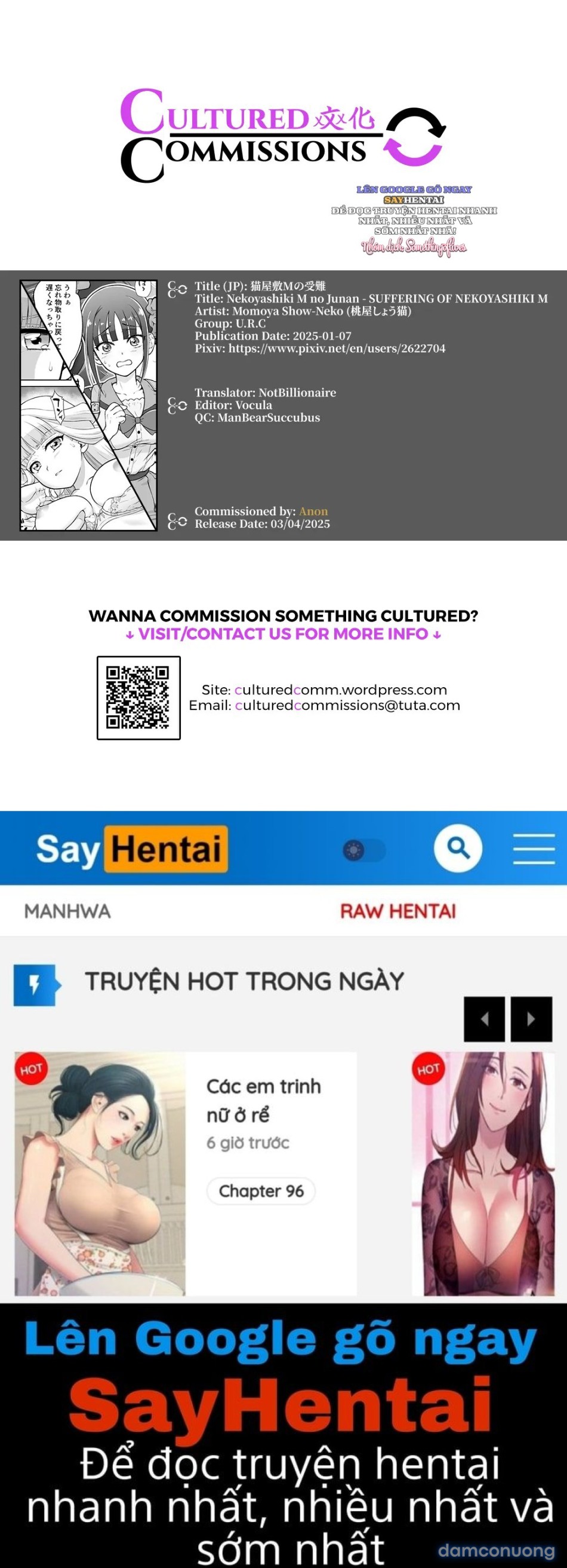 Tai Ương Của Nekomuneshi M 
