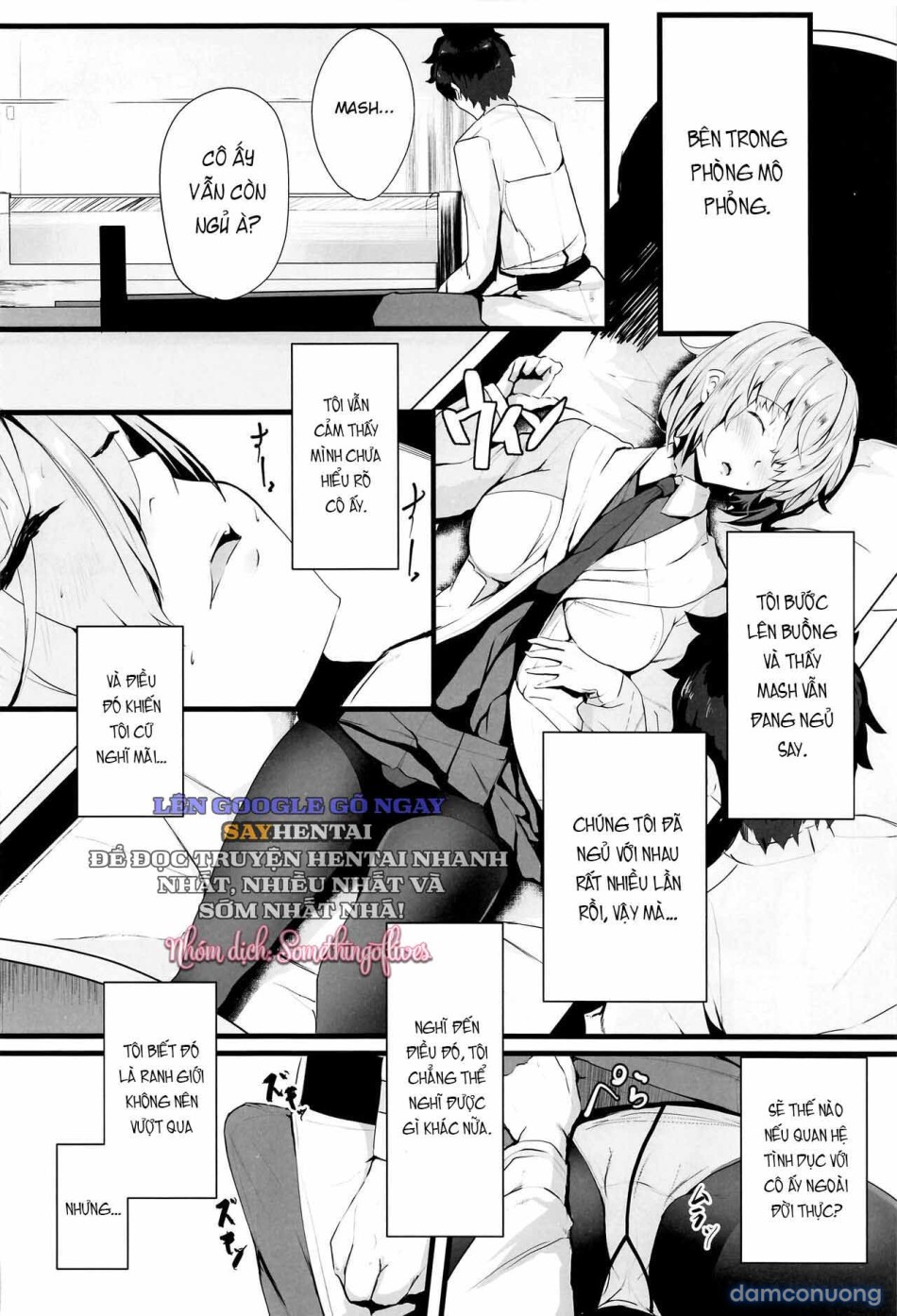 Cuộc Sống Học Đường Cùng Mash Tập 3_ Chương Hentai Khi Ngủ 