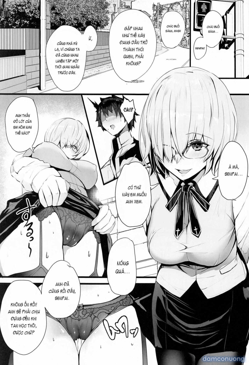 Cuộc Sống Học Đường Cùng Mash Tập 3_ Chương Hentai Khi Ngủ 
