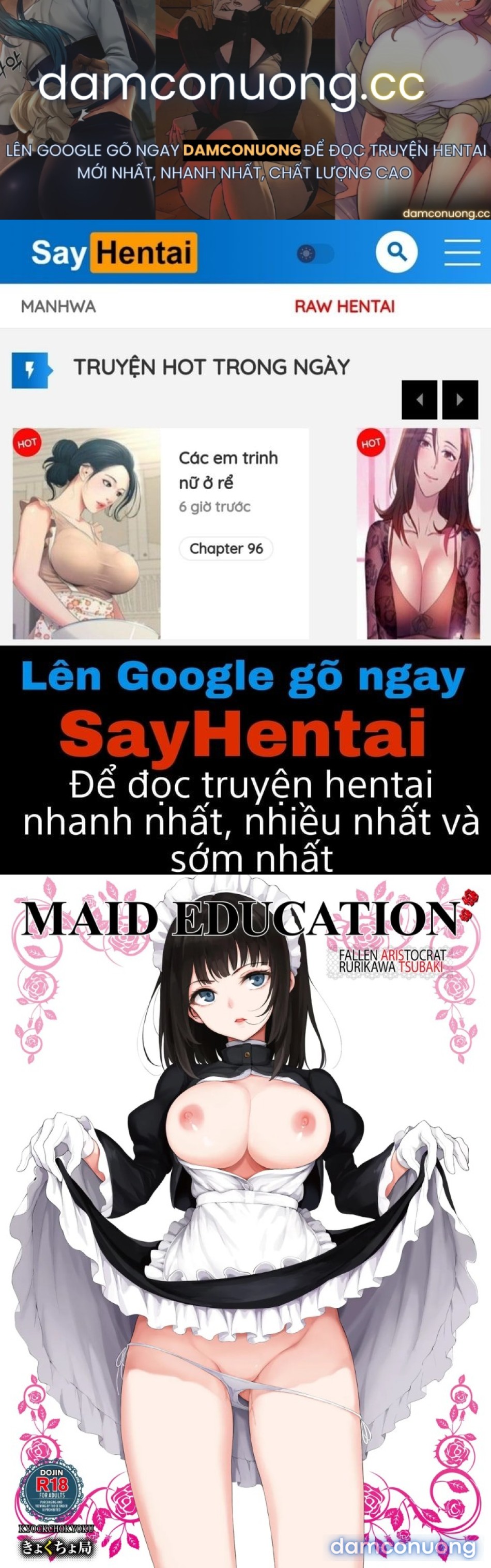 Giáo dục hầu gái_ Quý tộc sa ngã Rurikawa Tsubaki 