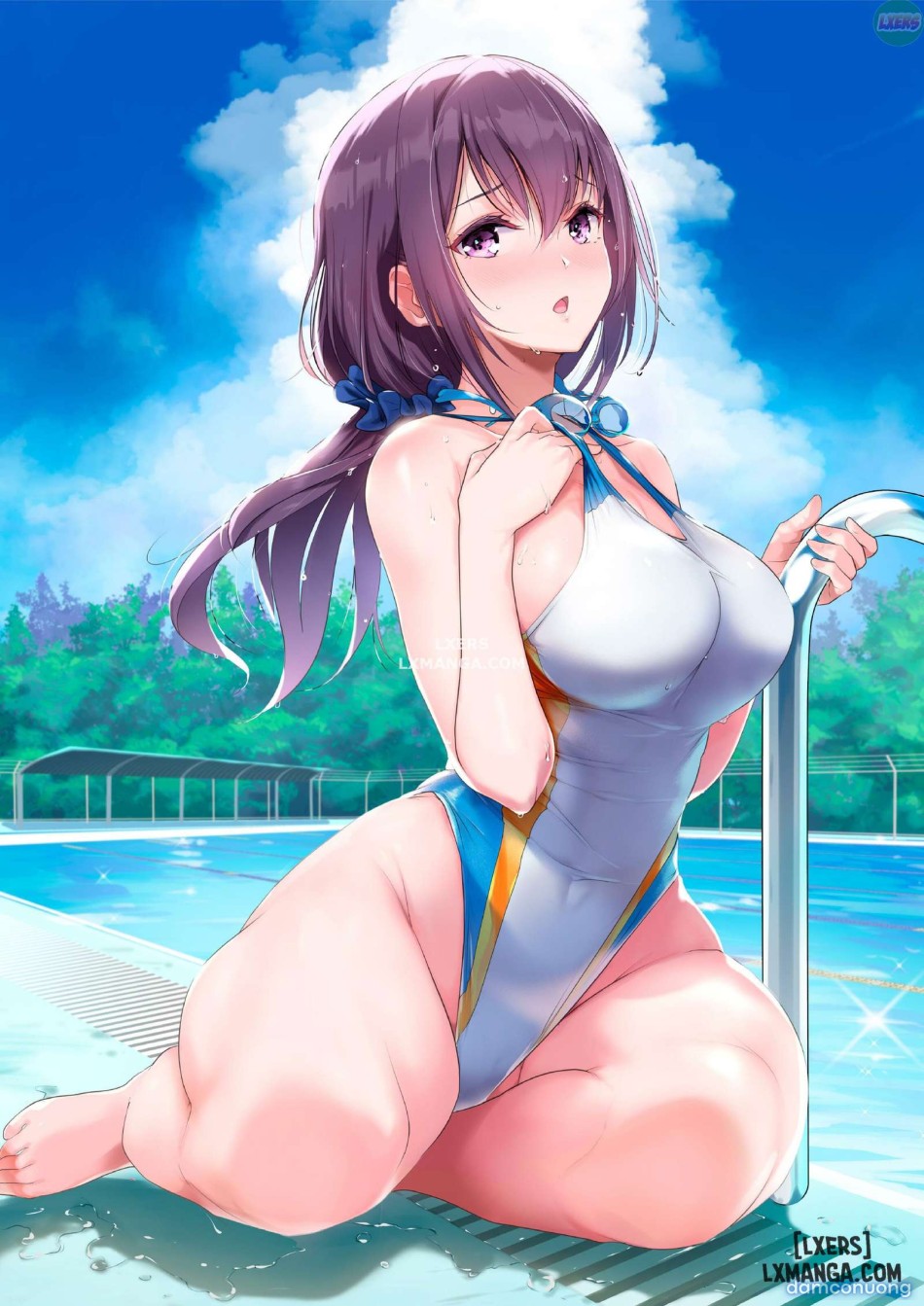The problem with being a busty swimmer 