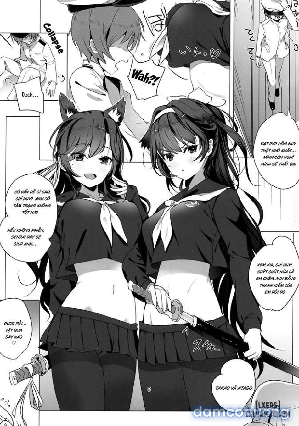 Houkago Yuuwaku Takao to Atago 