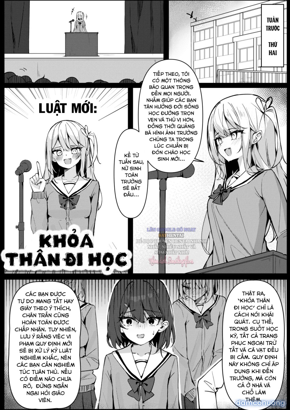 Từ Hôm Nay Đi Học Khỏa Thân ① 