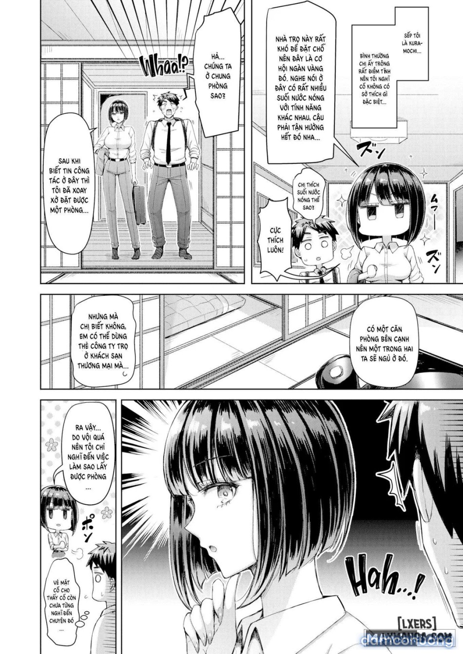 Kuramochi-san, chị không phiền chứ!? 