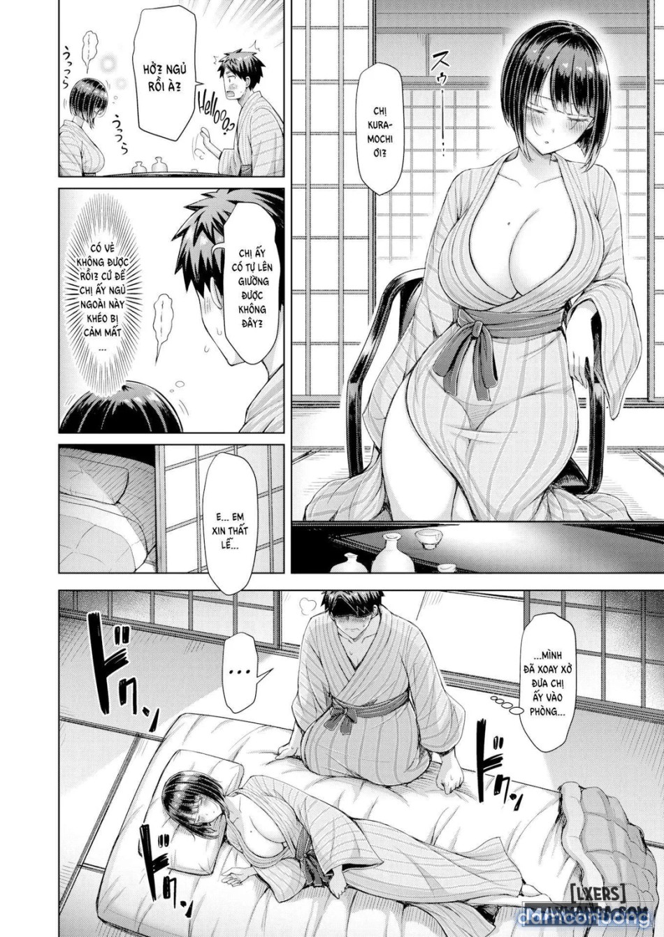 Kuramochi-san, chị không phiền chứ!? 