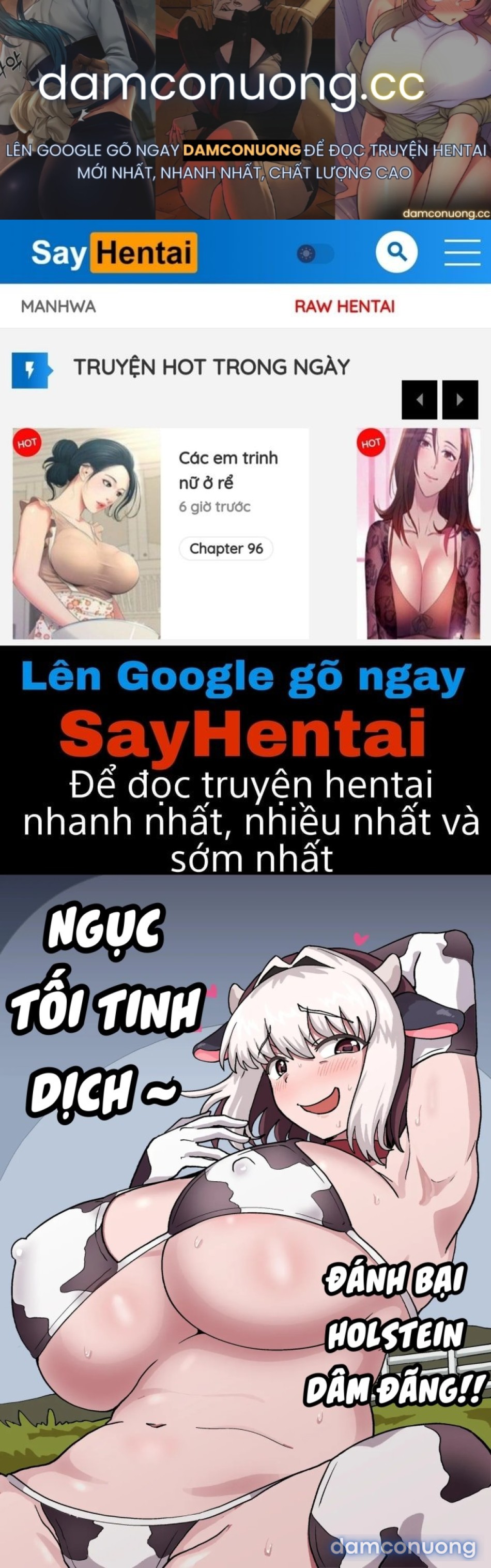 Ngục tối tinh dịch ~ Đánh bại Holstein dâm đãng!!~ 