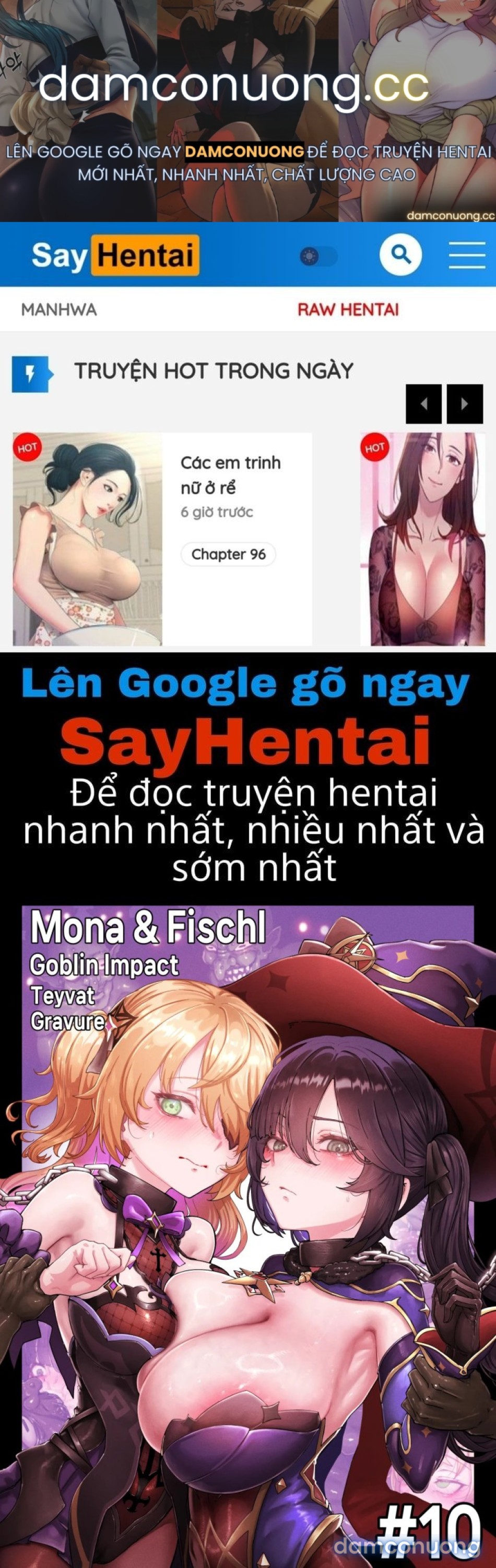 Teyvat Gravure phần 10_ Mona và Fischl 