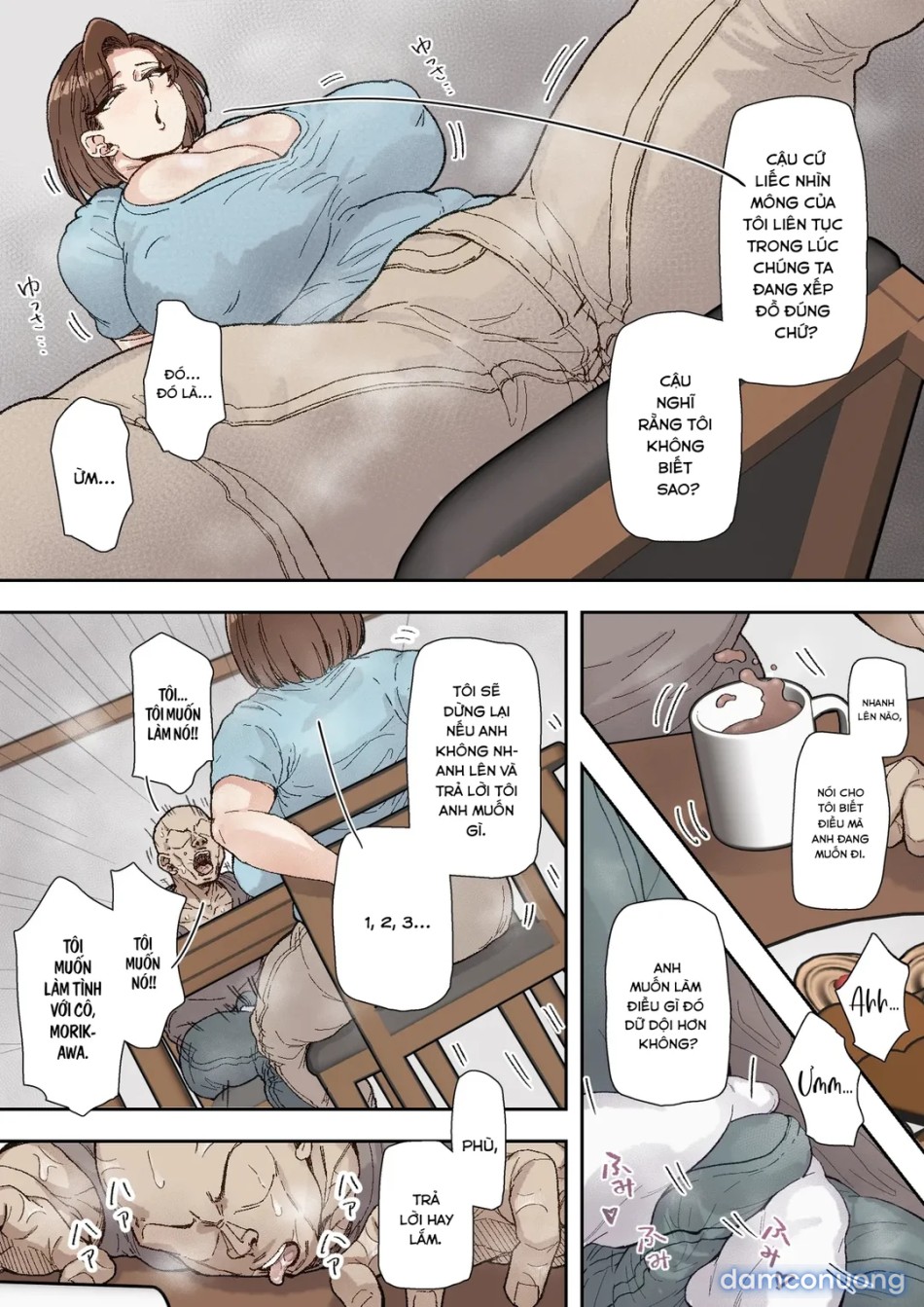 Morikawa Minako (42) Beit-saki no Deka Chin-kun ni Assari Kan Ochi 