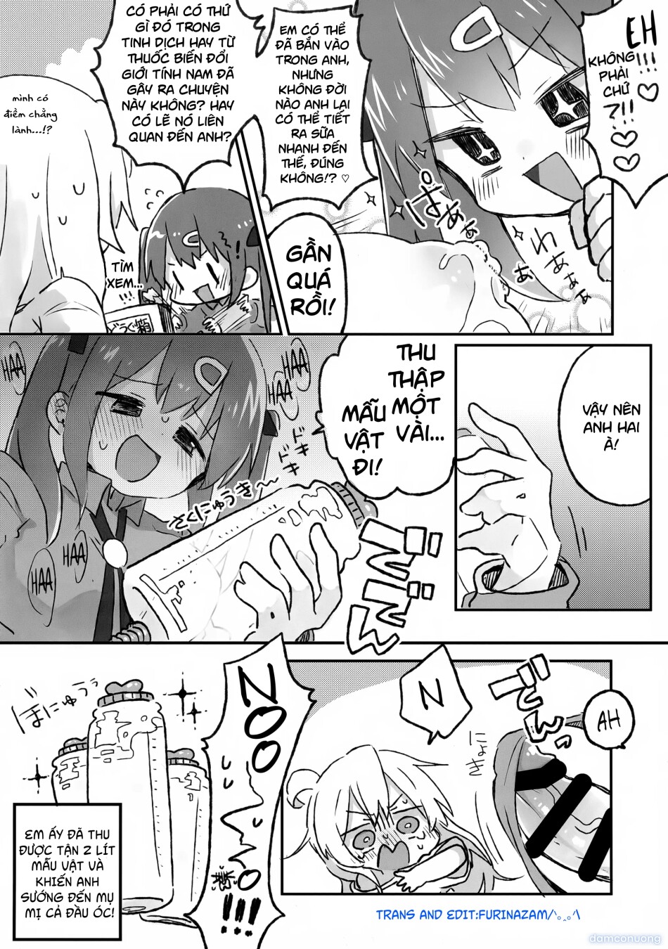 (Puniket 51) [Doanobu (Satotuki Tiyo)] Oppai ga!! Dekkai!? (Onii-chan wa Oshimai!)[Vietnamese] [furinazam_Translations] 