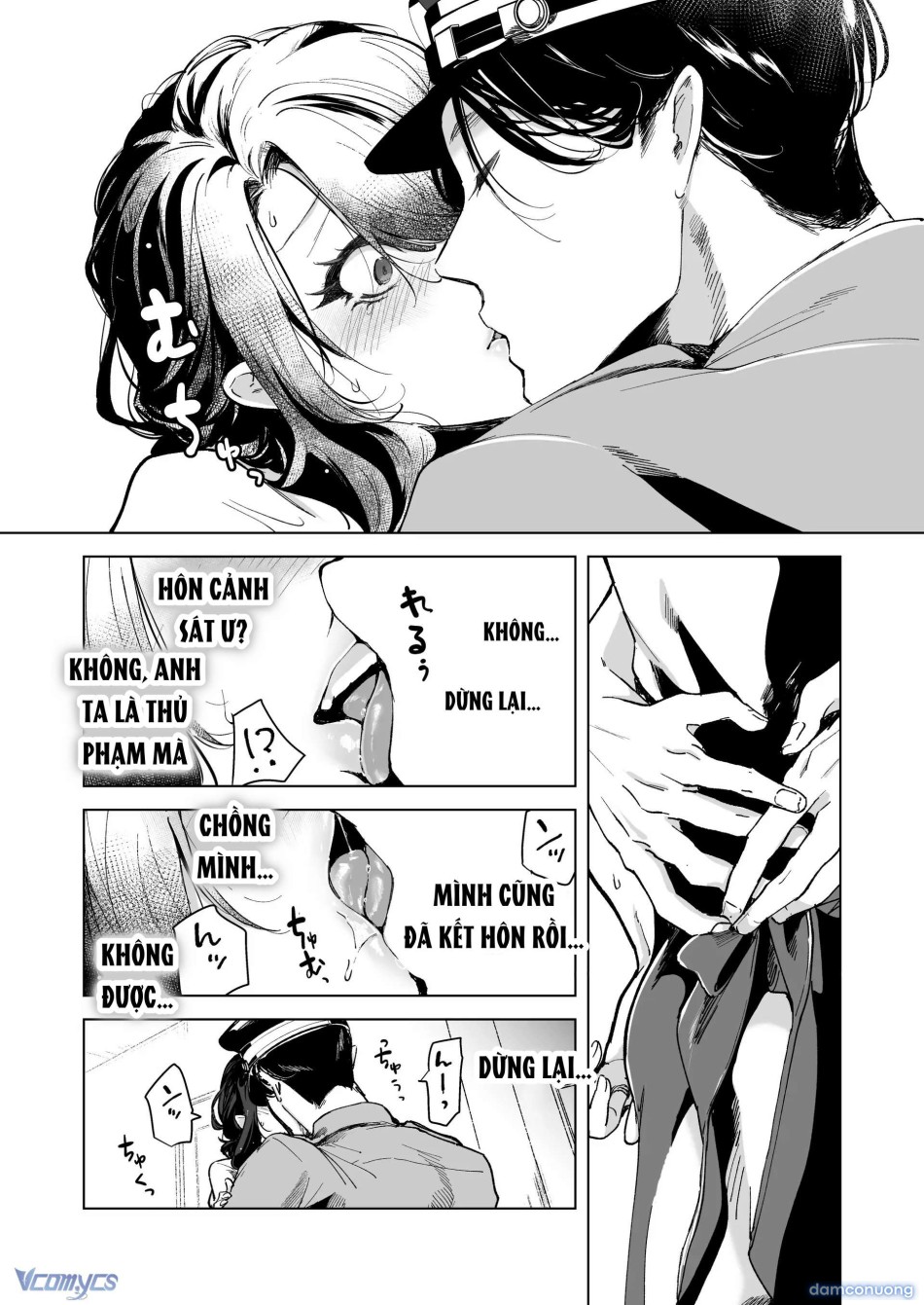 『18+』Anh cảnh sát nhà bên si tình - Cô vợ ngày ngày bị giam giữ và NTR trong lồng sắt 