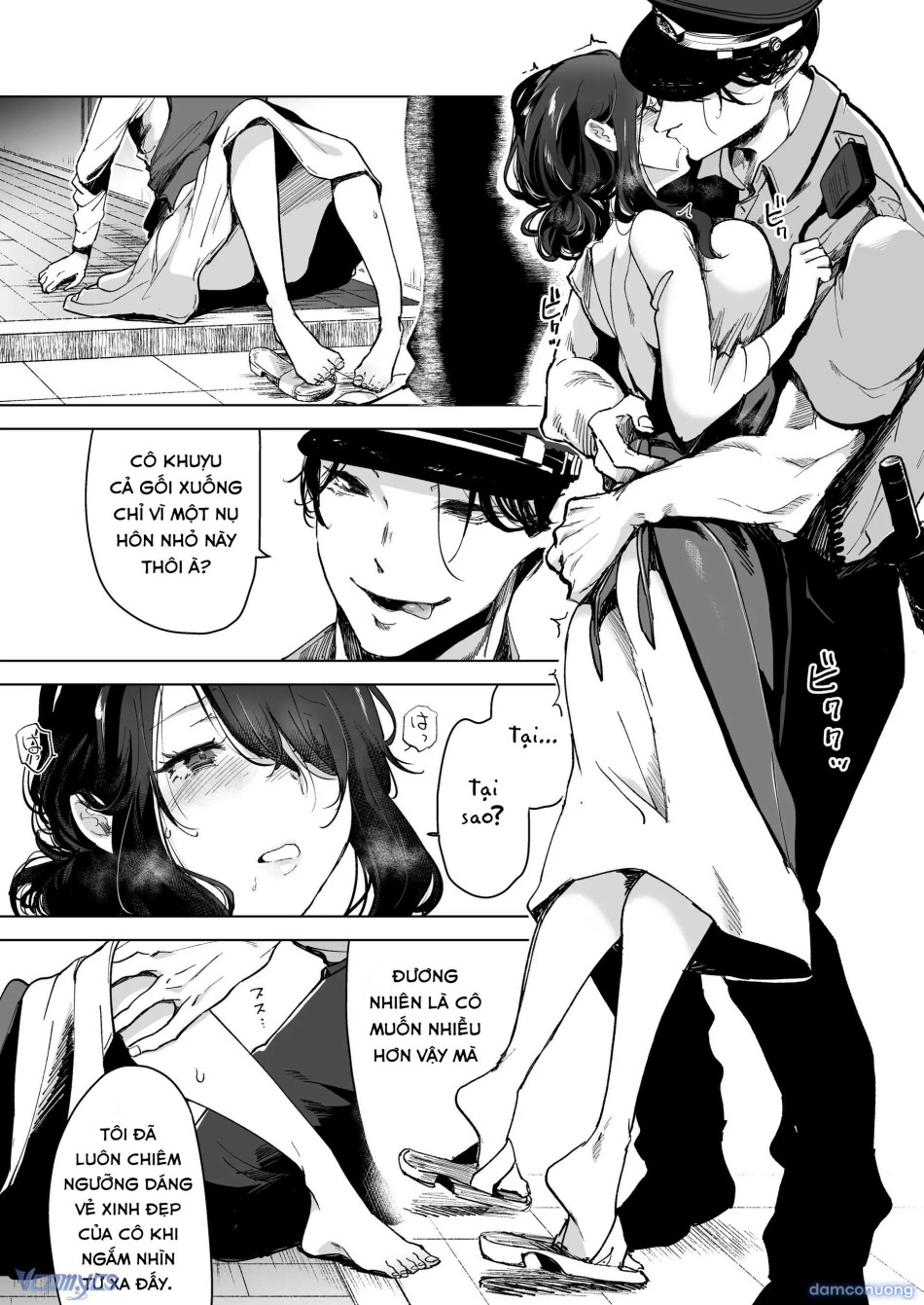 『18+』Anh cảnh sát nhà bên si tình - Cô vợ ngày ngày bị giam giữ và NTR trong lồng sắt 