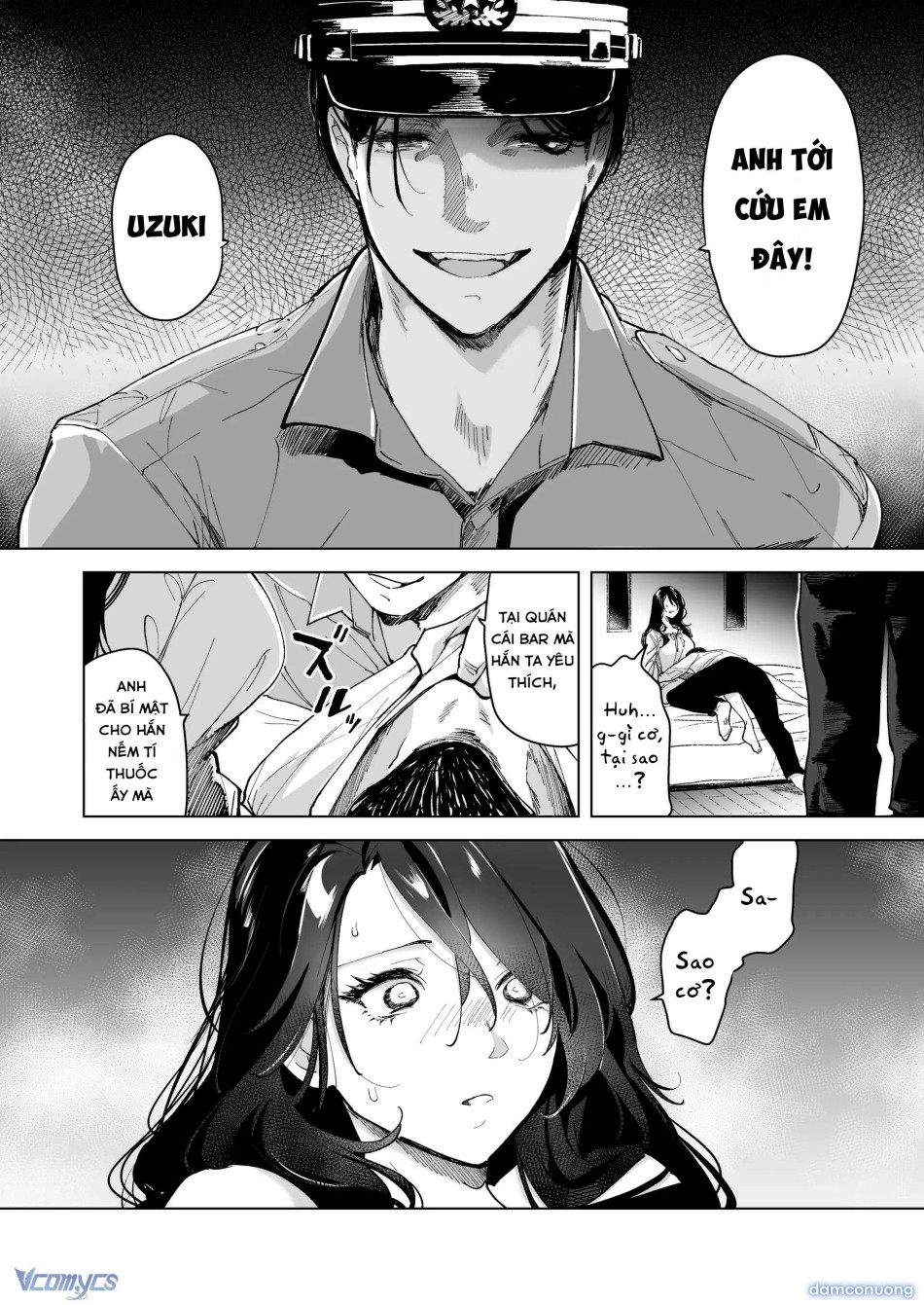 『18+』Anh cảnh sát nhà bên si tình - Cô vợ ngày ngày bị giam giữ và NTR trong lồng sắt 